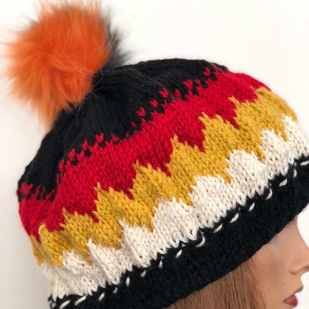 Hand Knits 2 Love Beanie Hat Cap Slouch Designer